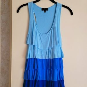 Aqua, L sleeveless, rayon shirt, great for hot weather